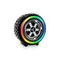 RGB Tyre Design Wireless Bluetooth Speaker with Big Bass Boost Sound Upto 8hrs Playtime MicroSD Card Slot FM Radio, USB Support Campatible with All Smart Phones (Black)